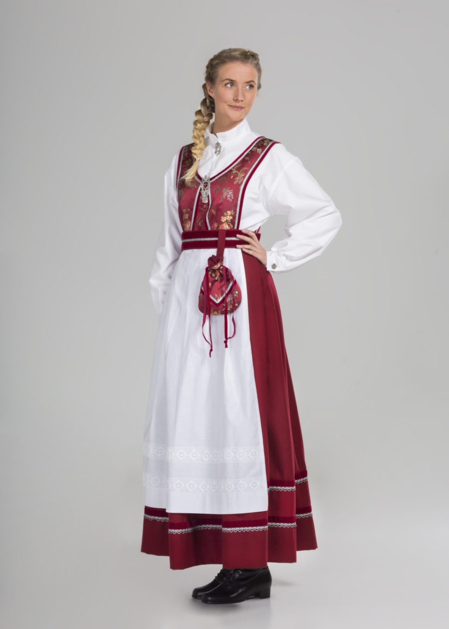 Bilde av Alexandra rød med rødt skjørt