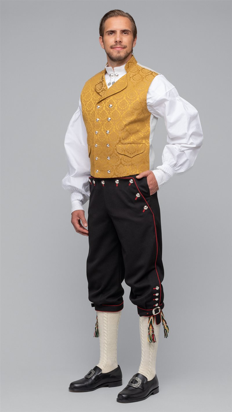 Bilde av Gul brokadevest