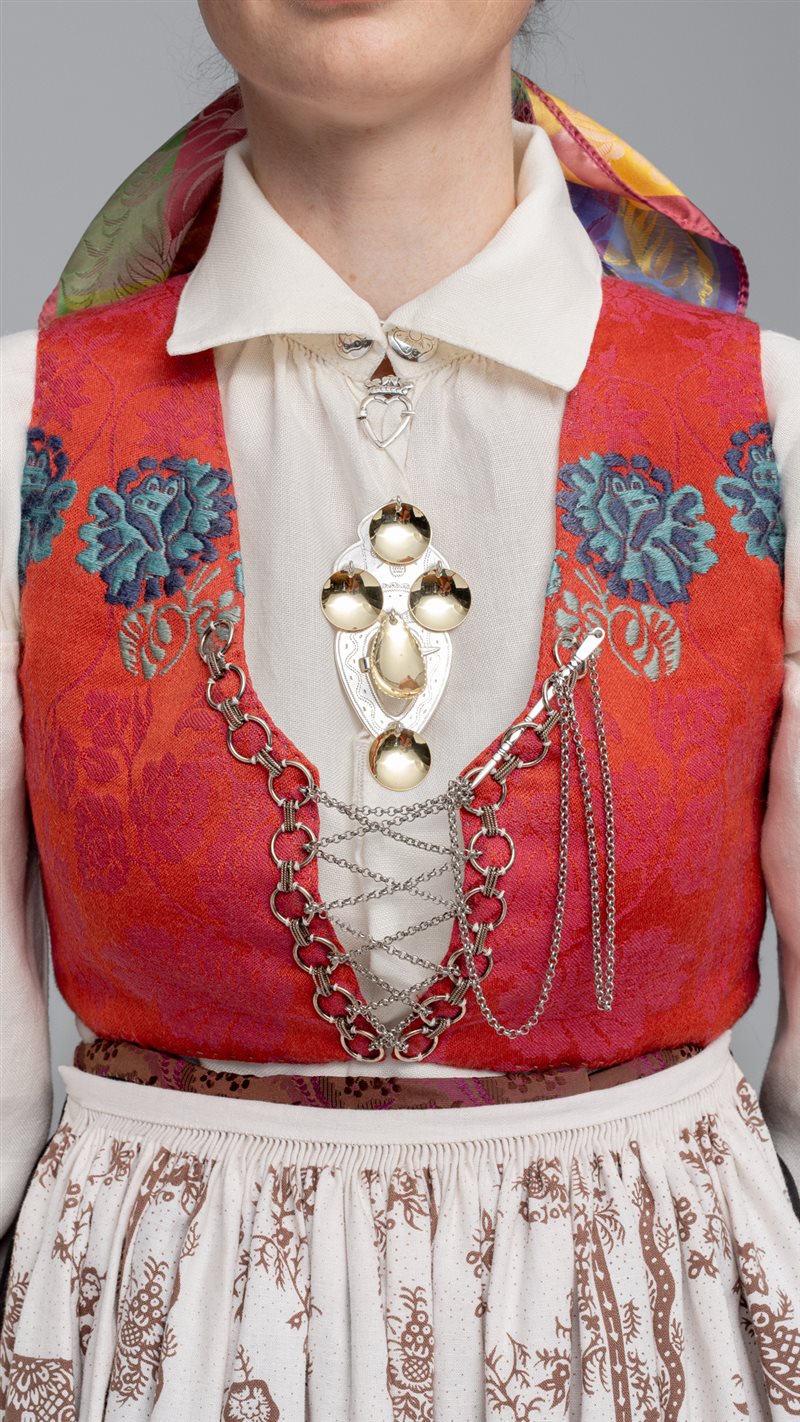 Bilde av Rosa vest detaljer