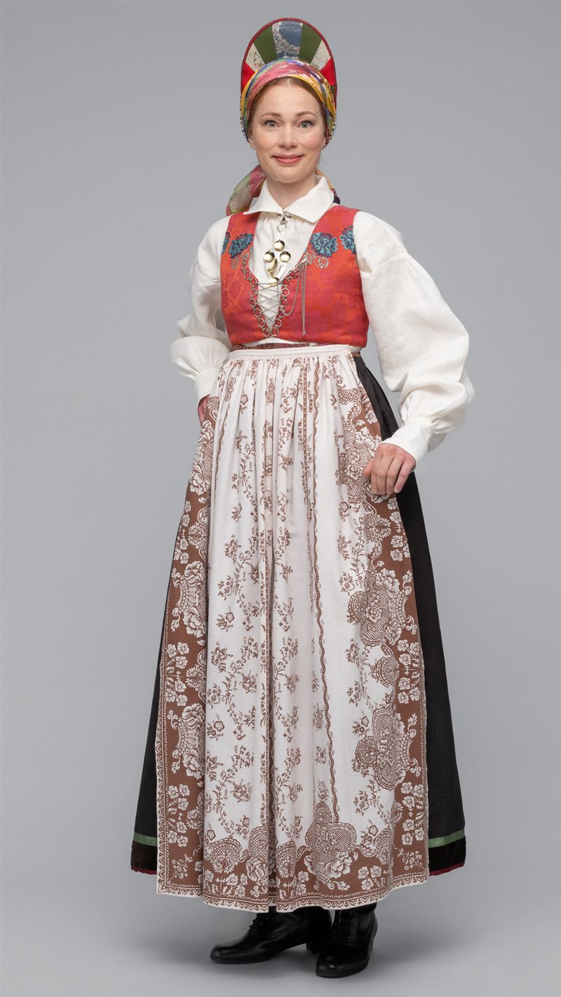 Bilde av Rosa vest helfigur