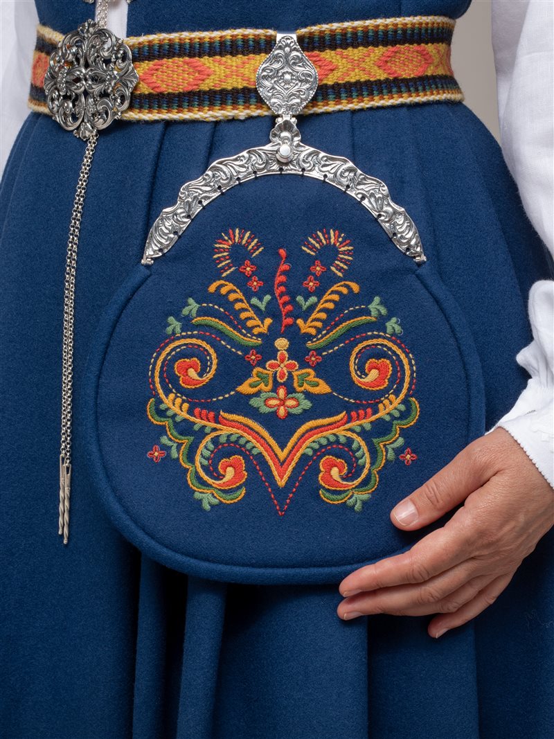 Bilde av Veske 1932-modell blå fra Vestfold