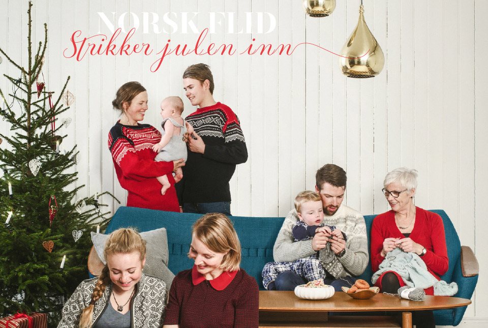 Bilde Norsk Flid strikker julen inn