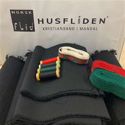 Bilde av Materialpakke Plissestakk Vest-Agderbunad