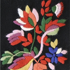 Bilde av MATERIALPAKKE BRODERIPRØVE VEST-AGDERBUNAD