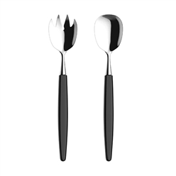 Bilde av Salatbestikk sort/hvit