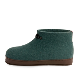 Bilde av SJØGRØNN TØFLER I FILT HERRE (ny) - DEN ORGINALE HAUSTØFFELEN