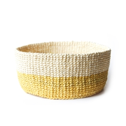 Bilde av Sisal kurv gul L