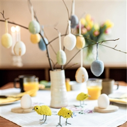 Bilde av Håndbroderte Påskeegg