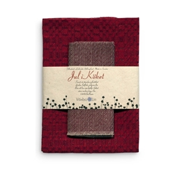 Bilde av Jul i kjøkkenet bordeaux/rød