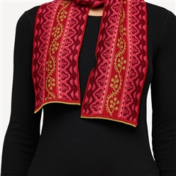 Bilde av Silkevei skjerf rød