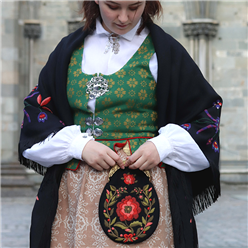 Bilde av Materialpakke veske Gauldal  og Soknedal til Trønderbunad 