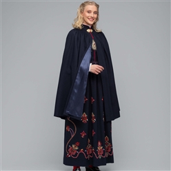 Bilde av Ferdig Sunnmøre Cape med Hjertespenne m/rød stein