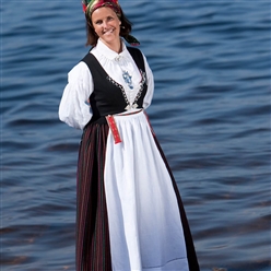 Bilde av MATERIALPAKKE LINFORKLE VEST-AGDERBUNAD