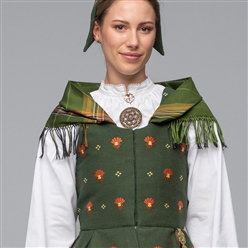 Bilde av Materialpakke liv, lue og veske til Den gamle ringeriksdrakten 