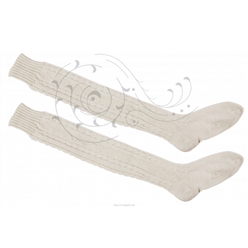 Bilde av Bunadsstrømper til herre, flettemønster