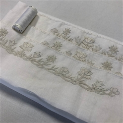 Bilde av MATERIALPAKKE BRODERT NORDLANDSKJORTE I LIN