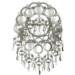 Bilde av Sølje med 16 mm trådkantlauv, oksidert, 199101