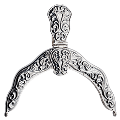 Bilde av Veskelås forsølva, oksidert. 527100