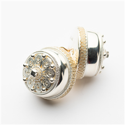 Bilde av HALSKNAPP, STOR BLANK