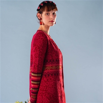Bilde av Silkevei cardigan rød
