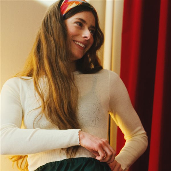 Lace Undershirt Champagne