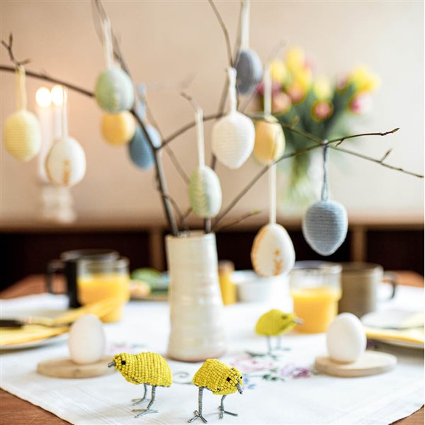 Håndbroderte Påskeegg