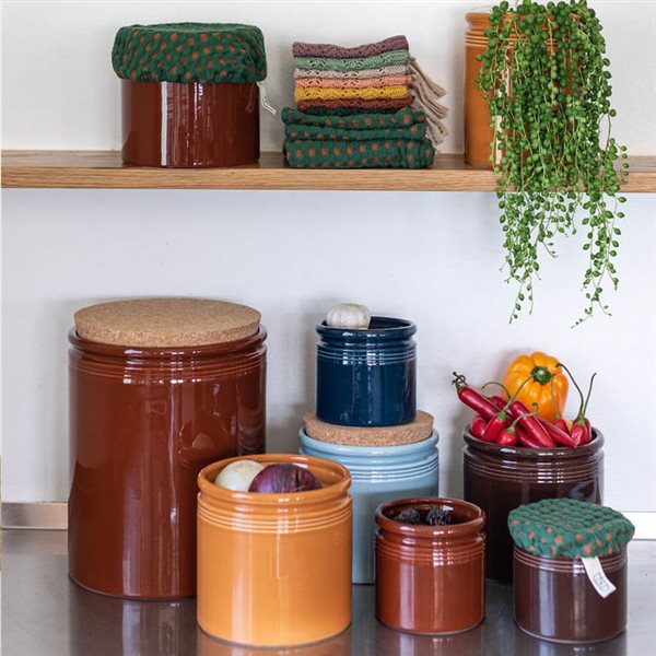 Krukke H:10 cm, div. farger