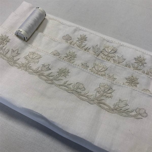 MATERIALPAKKE BRODERT NORDLANDSKJORTE I LIN