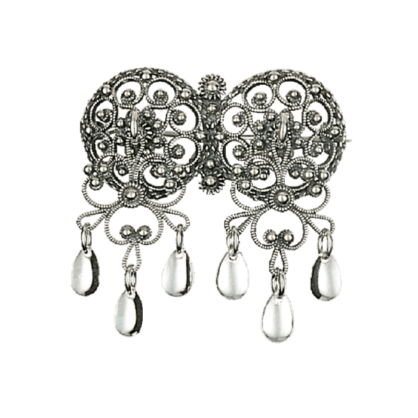 Halssølje med drypplauv, oksidert. 206105