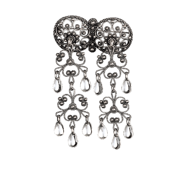 Halssølje med drypplauv, oksidert. 207105