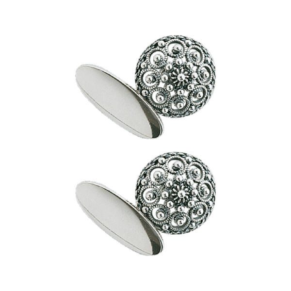 Mansjettknappar, oksidert. 060100