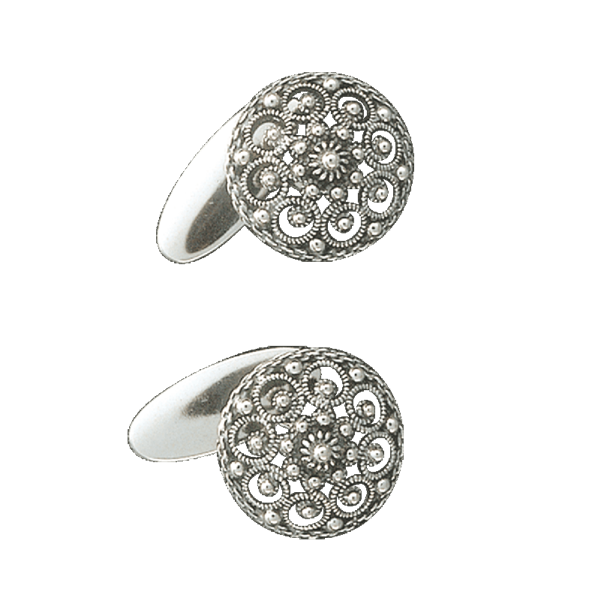 Mansjettknappar, oksidert. 063100