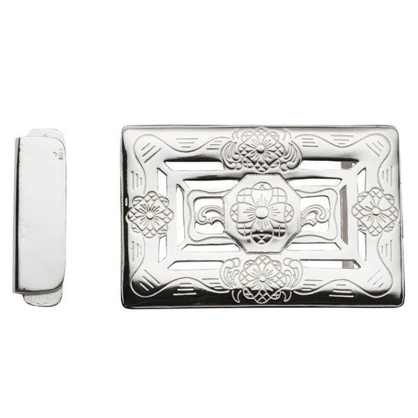 Beltespenne til bunad fra Nedre Buskerud, kvit. 843400