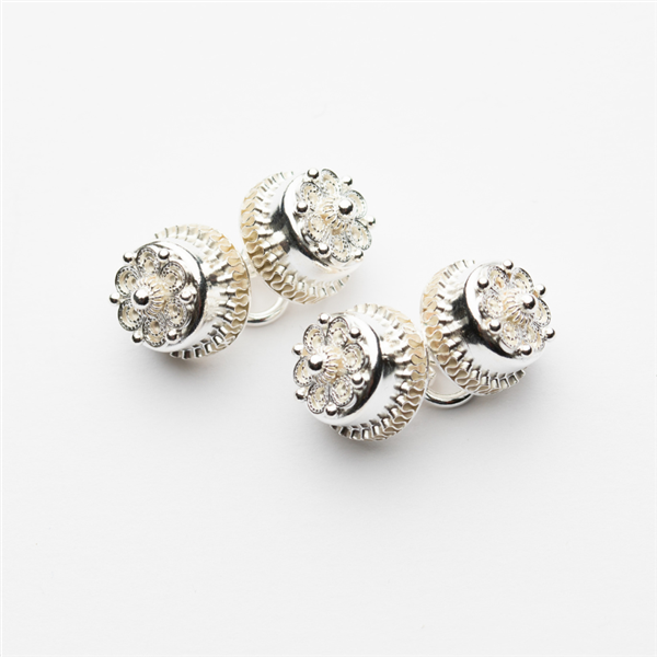 MANSJETTKNAPPER, STORE BLANKE