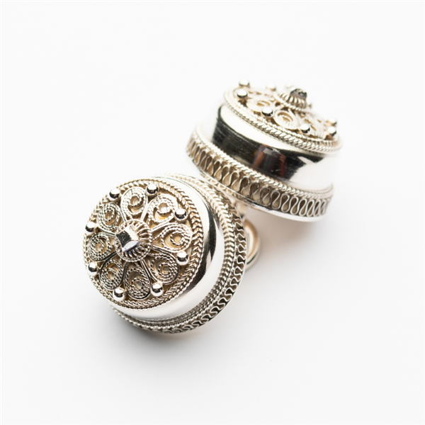 HALSKNAPP, STOR OKSIDERT