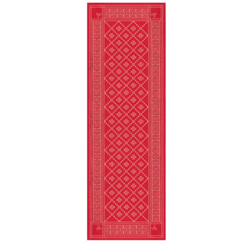 Åttebla 50x150 cm rød