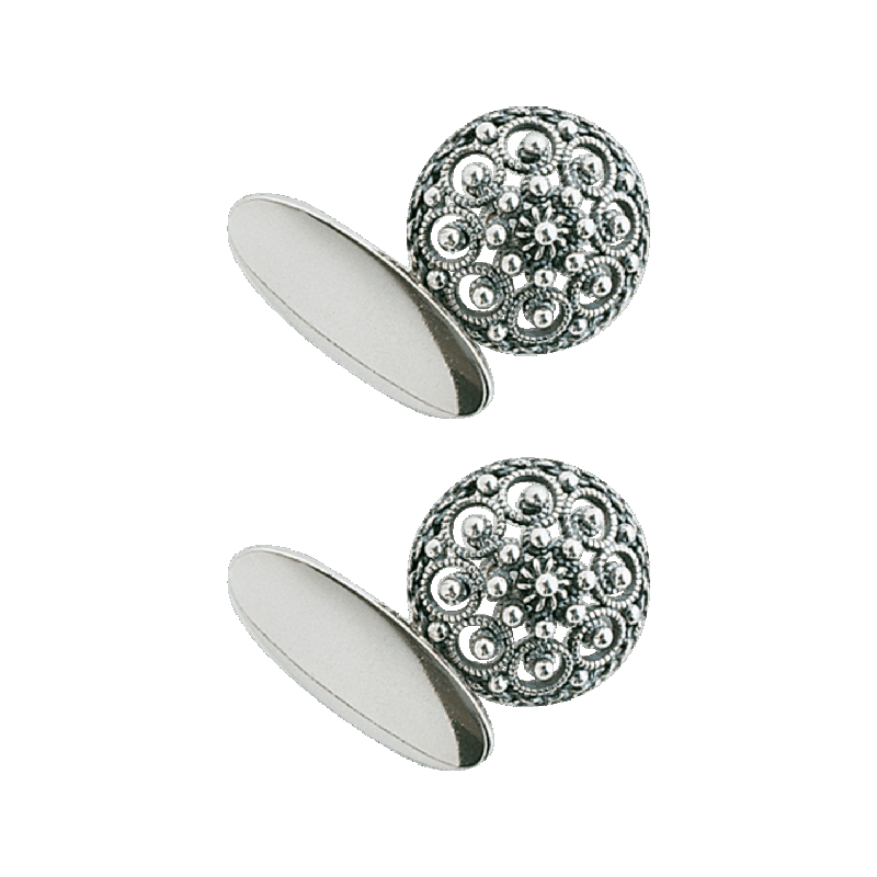 Mansjettknappar, oksidert. 060100