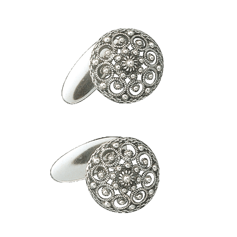 Mansjettknappar, oksidert. 063100