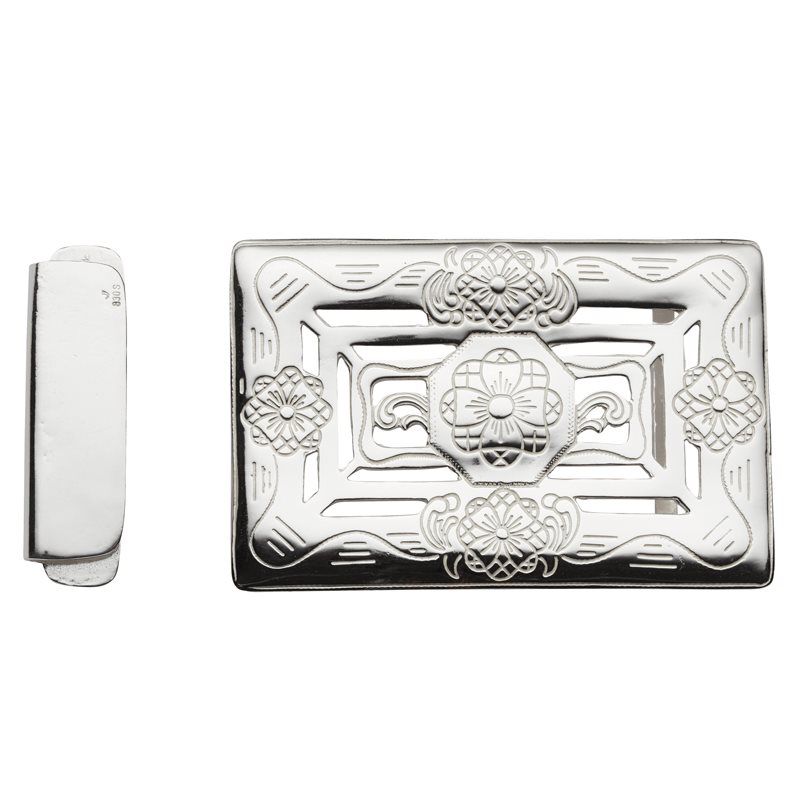 Beltespenne til bunad fra Nedre Buskerud, kvit. 843400