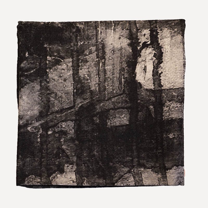 Skjerf OVER THE SEVEN SEAS/ BLACK AND WHITE