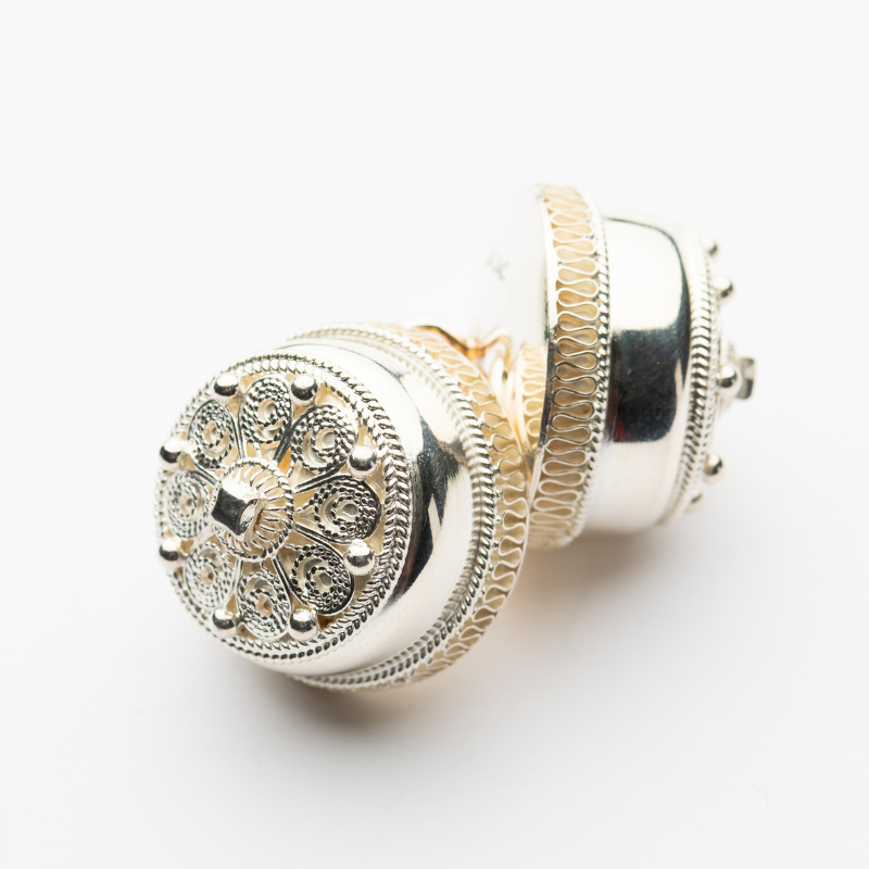 HALSKNAPP, STOR BLANK