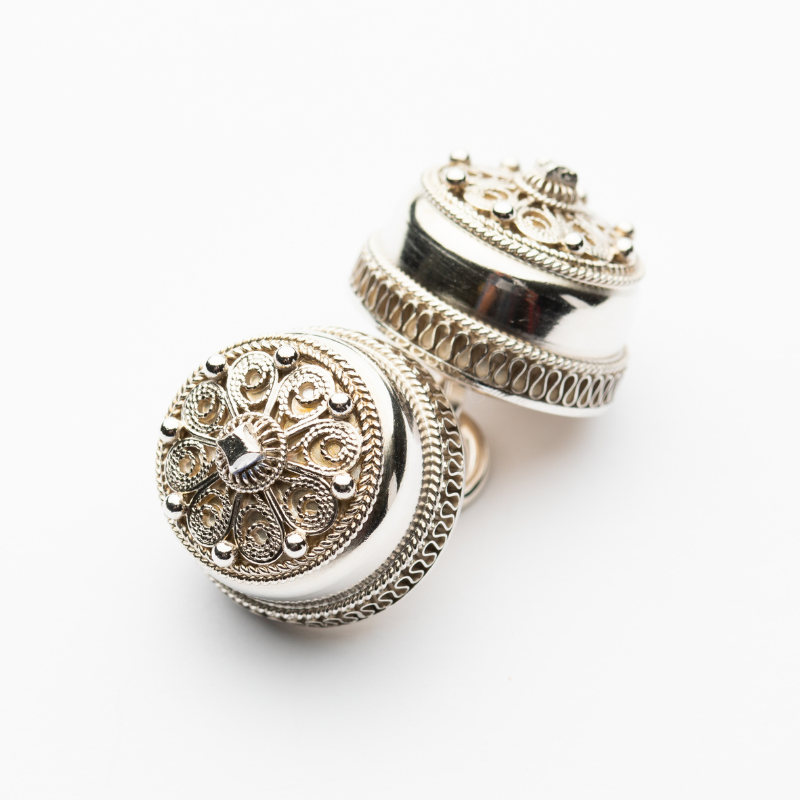 HALSKNAPP, STOR OKSIDERT